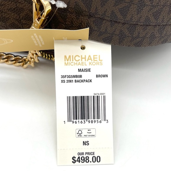 Michael Kors Maisie Extra Small 2 in 1 Backpack - Picture 8 of 11